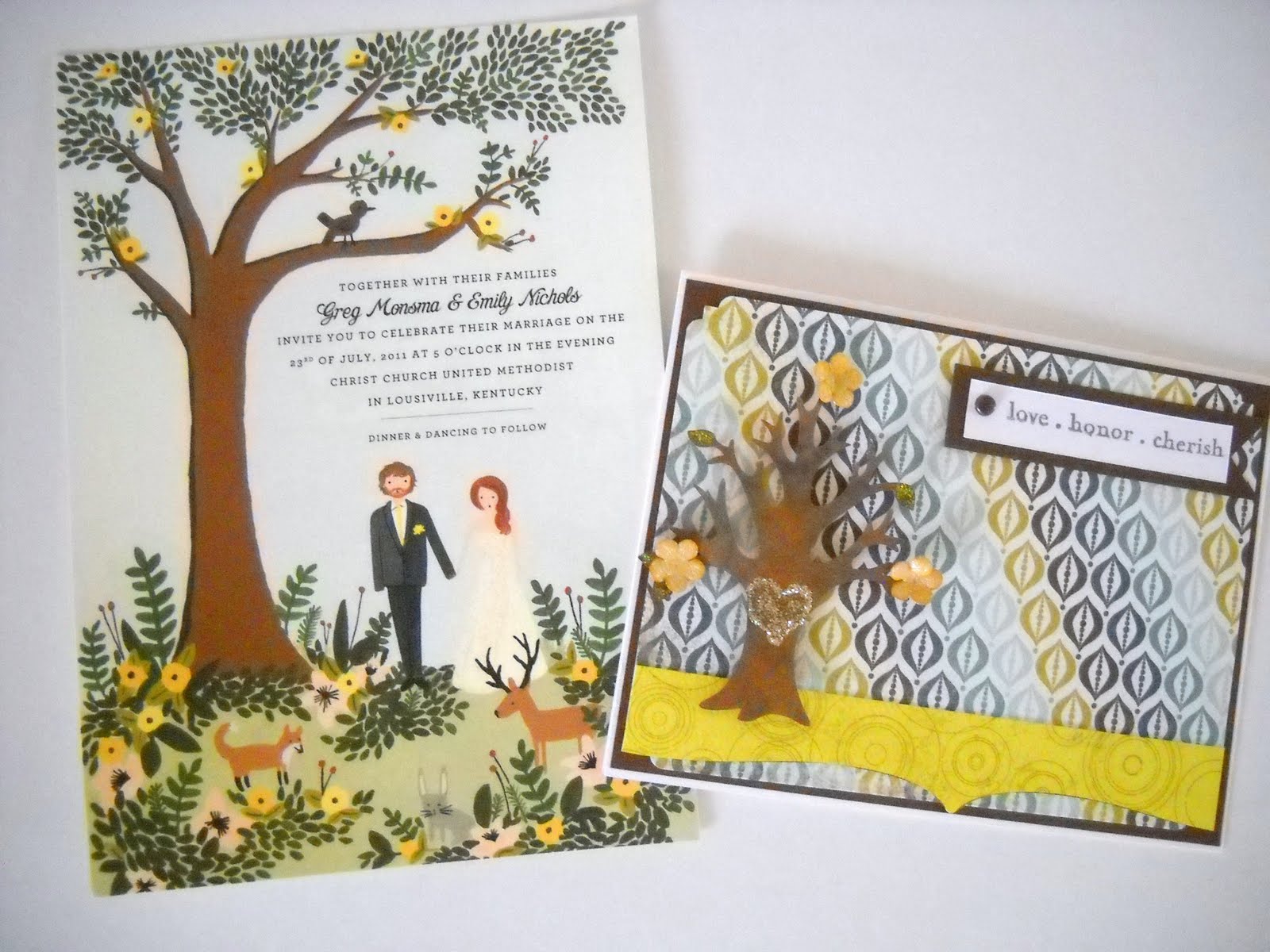 A Wedding Card with Invitation