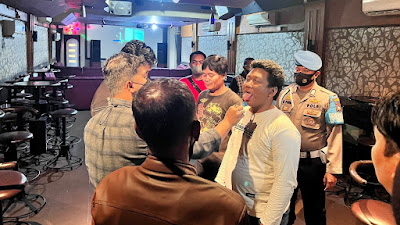 Polres Karimun Bersama TNI Cek Tempat Hiburan Malam