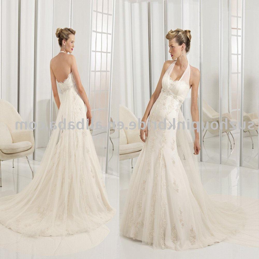 See larger image: 2011 Stunning Mermaid halter Lace wedding dress