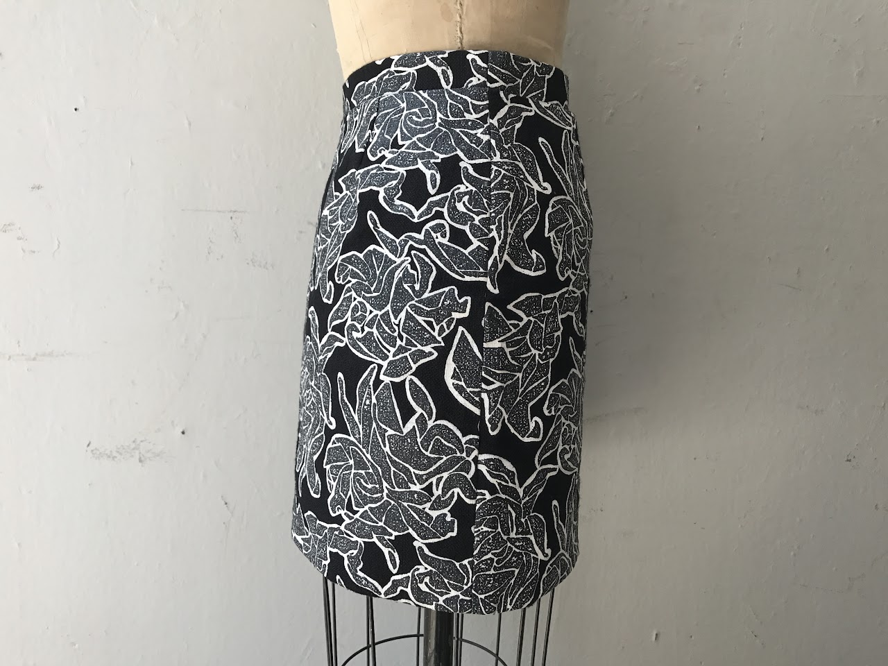 Balenciaga Black & White Skirt