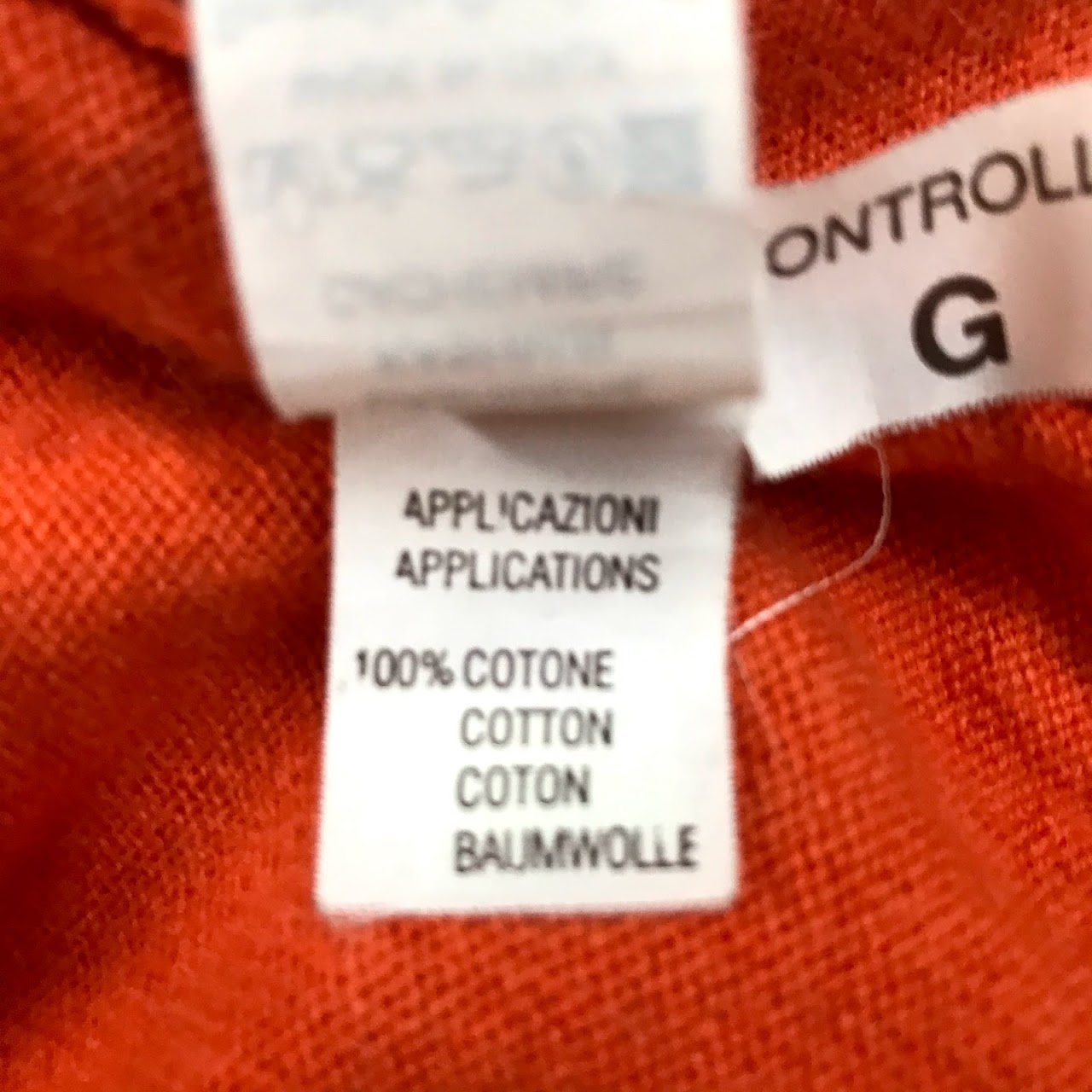 Brunello Cucinelli Orange Cashmere Sweater