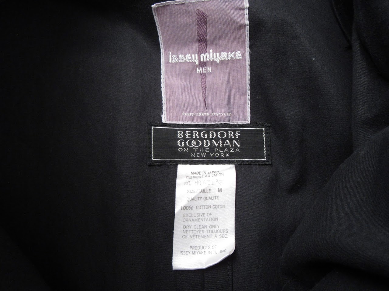 Issey Miyake for Bergdorf Goodman Vintage Trench Coat