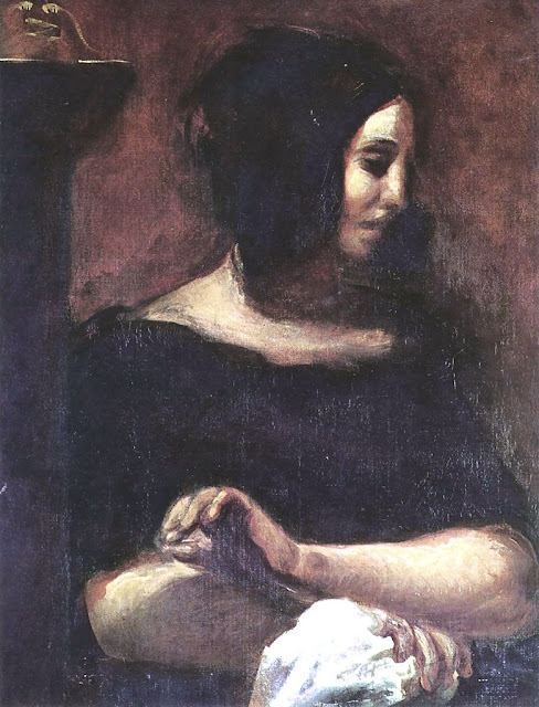  Eugène Delacroix - George Sand, 1838