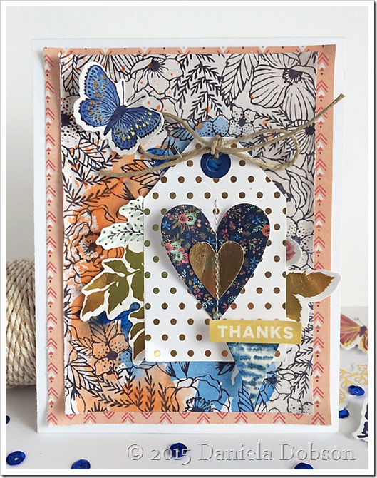 Thanks card by Daniela Dobson