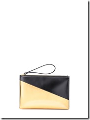 Marni Clutch Gold Black