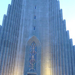 matt in front of the Hallgrímskirkja in Reykjavik, Iceland 