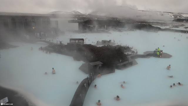 Blue Lagoon in Iceland in Grindavík, Iceland 