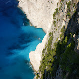 Nabij Navagio (scheepswrak).