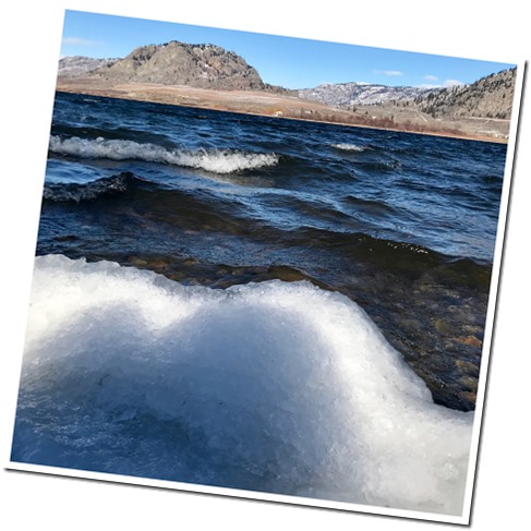 frozen lake Barb Derksen