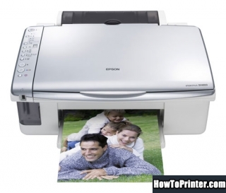 Reset Epson DX4800 printer use Epson reset software