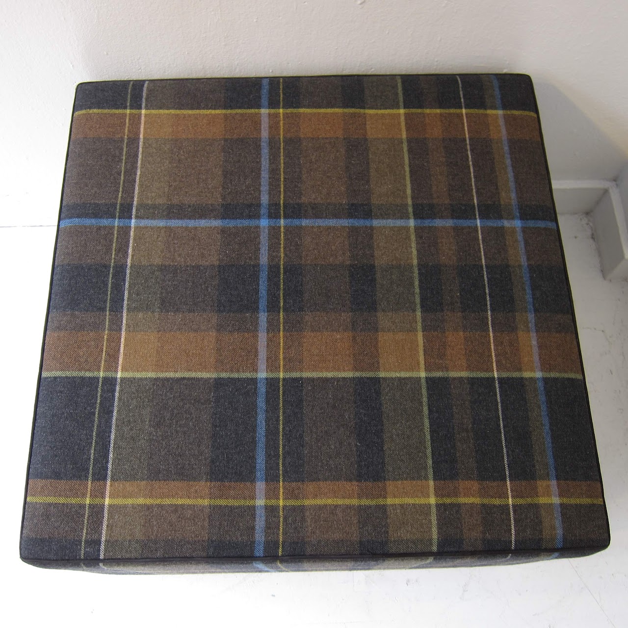 Wool Tartan Ottoman #2