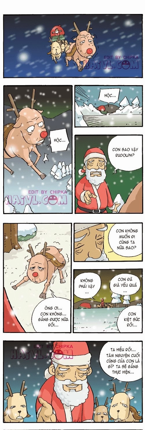 Câu chuyện về chú tuần lộc mũi đỏ Rudolph !