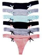 <br />CC Junior's 3 Pack Thongs with Back Keyhole