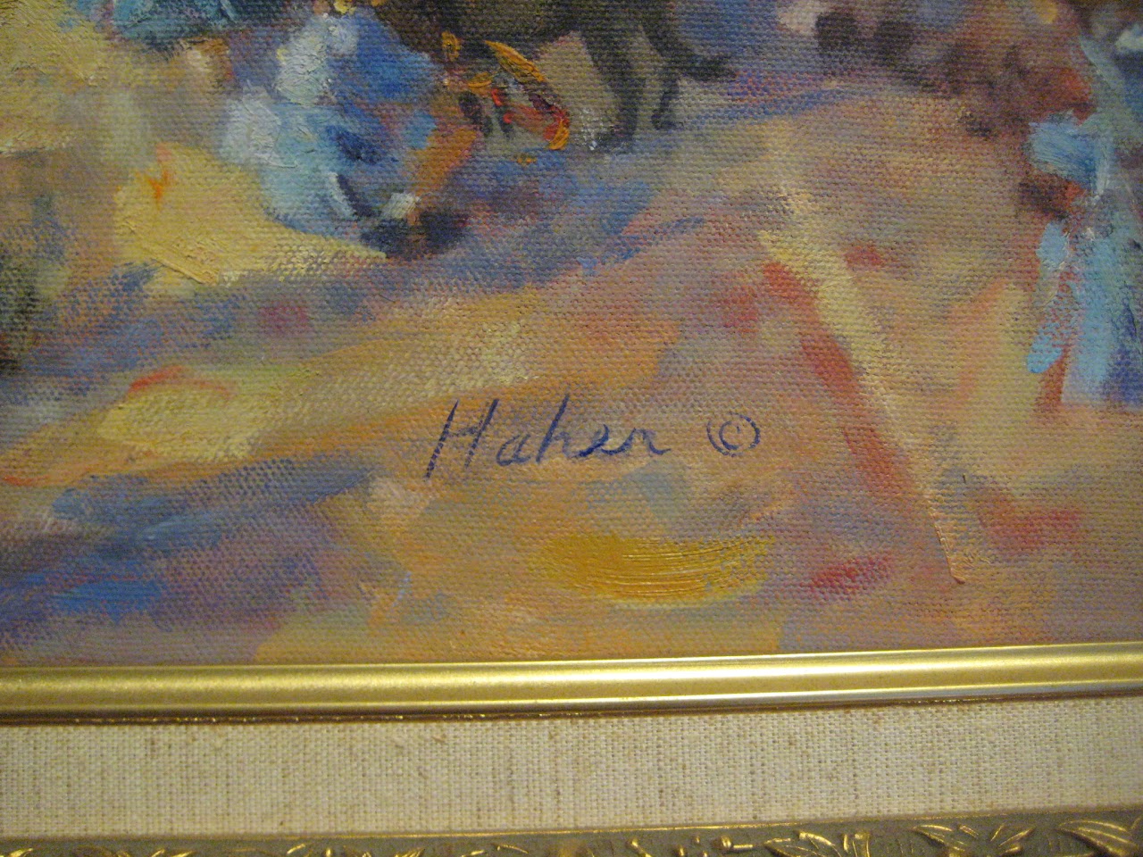 Jane Haher Painting of Bethesda Fountain