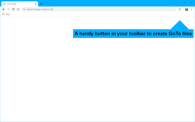 GoTo maker chrome extension