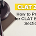 PREPARATION FOR CLAT ENGLISH SECTION, WITHOUT WASTING TIME