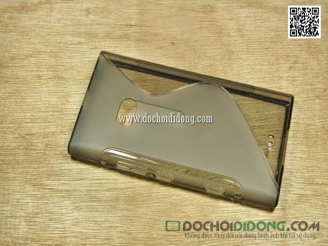 Ốp lưng Nokia Lumia 900 dẻo trong chữ S 