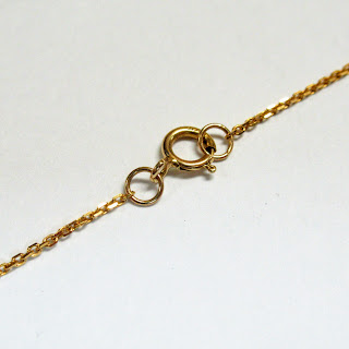 14K Gold, Diamond, and Blue Bead Necklace