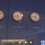 clocks: all visited in Reykjavik, Iceland 