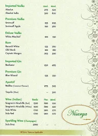 Nisarga - South Coast Hotel menu 4