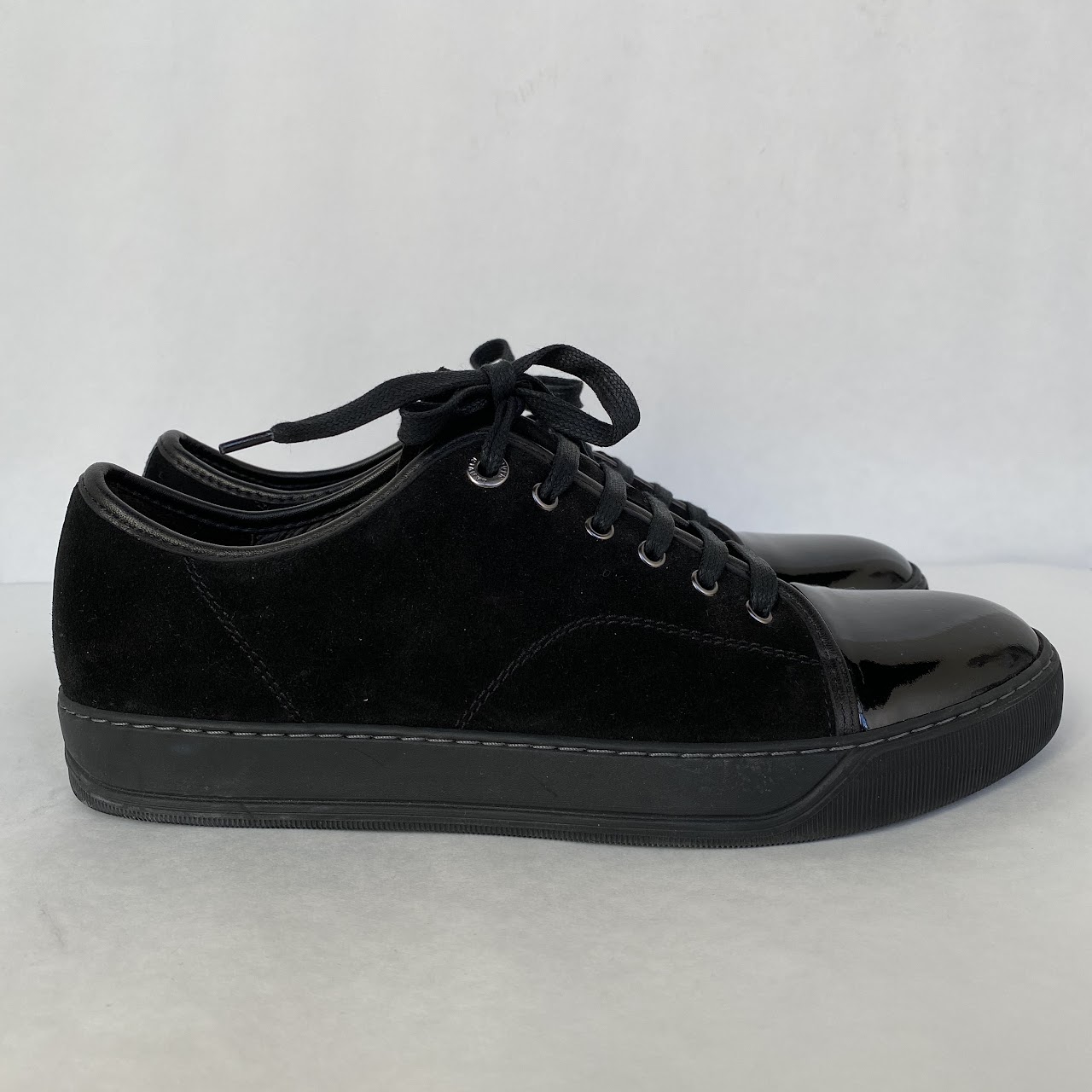 Lanvin Black Suede Sneakers