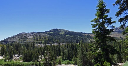 Views of Old Highway U.S. 40 Donner Summit area