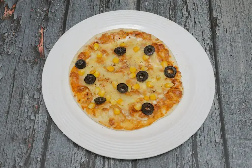 Black Olive With Corn Pizza