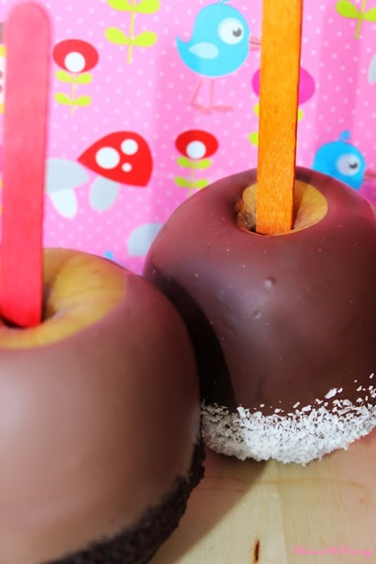 chocolate covered apples