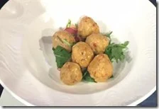 Polpette di merluzzo al vino bianco e rosmarino