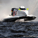 Sami Selio of Finland of Mad Croc Baba Racing Team at UIM F1 H2O Grand Prix of Ukraine.