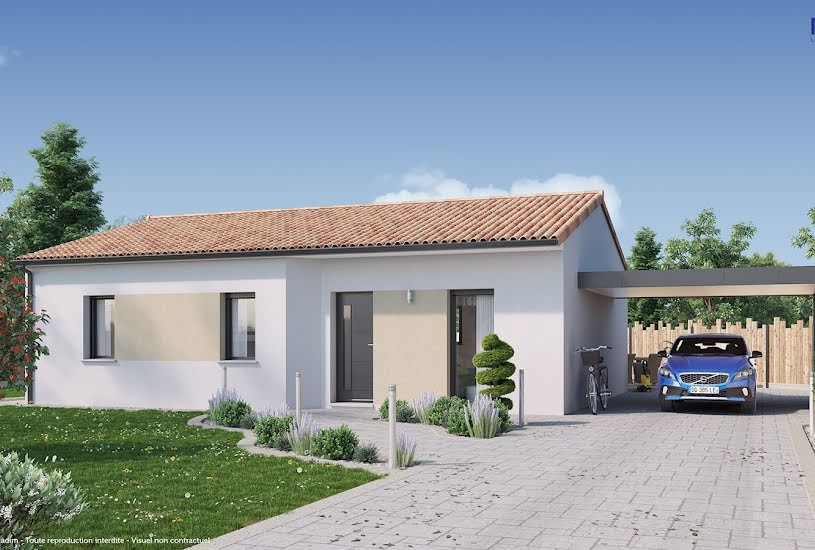  Vente Terrain + Maison - Terrain : 600m² - Maison : 82m² à Saint-Christoly-de-Blaye (33920) 