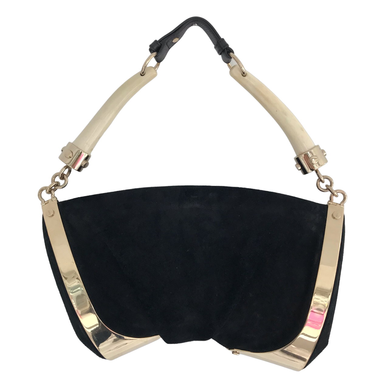 Yves Saint Laurent Suede Shoulder Bag