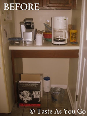 Underutilized Kitchen Space - Photo by Michelle Judd of Taste As You Go