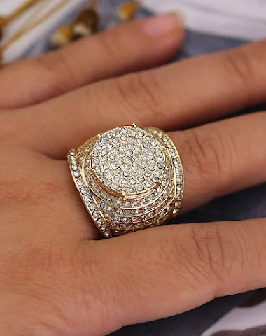 Anillo de hombre súper agresivo con - 3