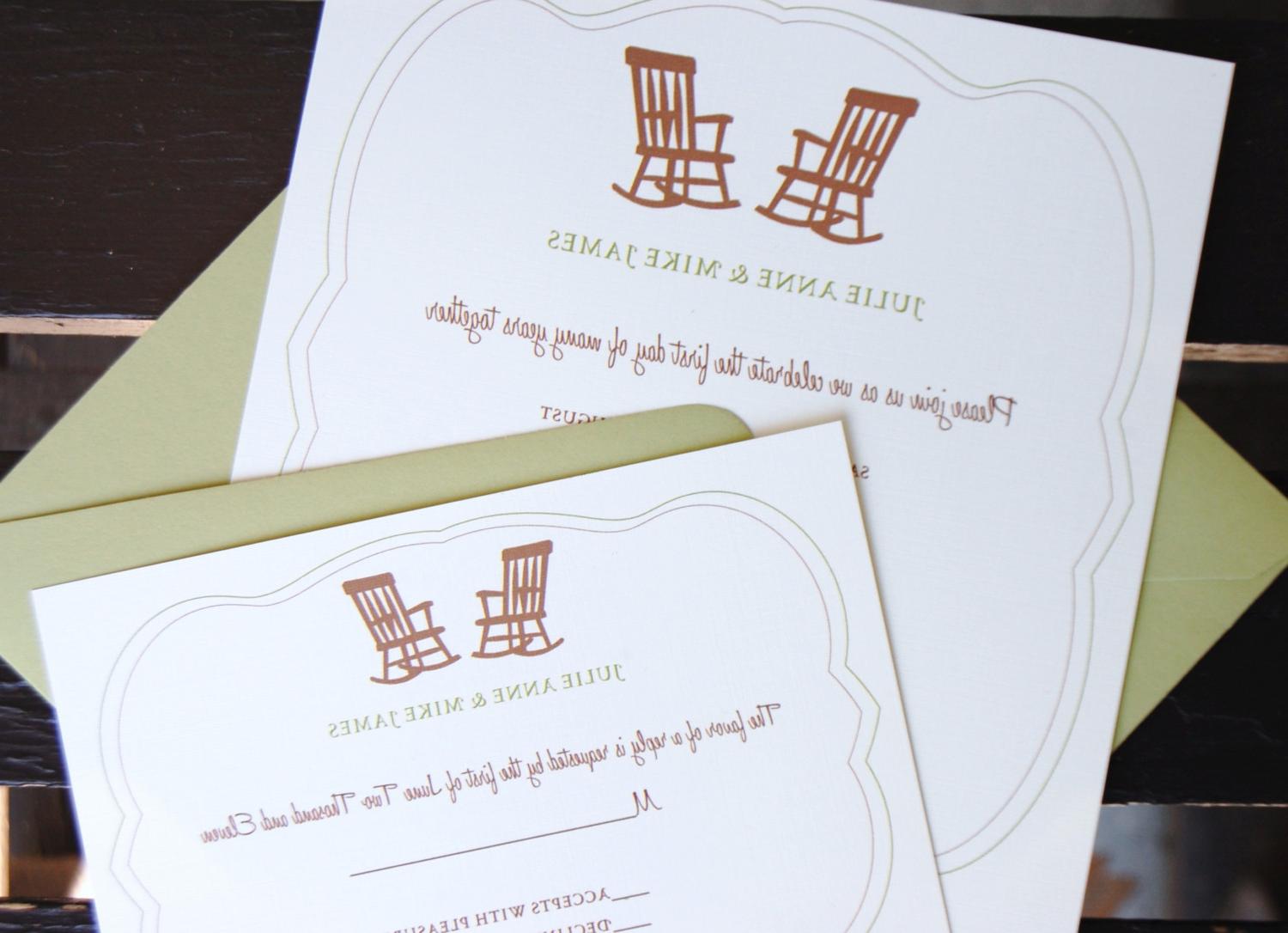 Lets Grow Old Together Sample Wedding Invitation Suite