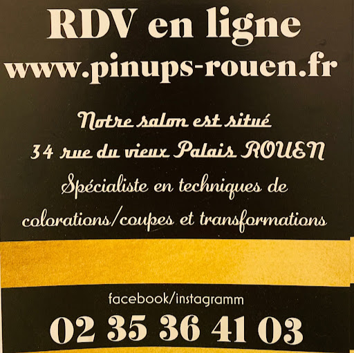 Pinup's Coiffure ROUEN Coiffeur Coloriste /Visagiste logo