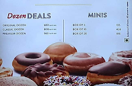 Krispy Kreme menu 3