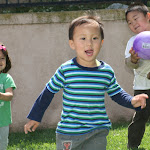 LePort Montessori Preschool Toddler Program Irvine Spectrum - children racing in the playground