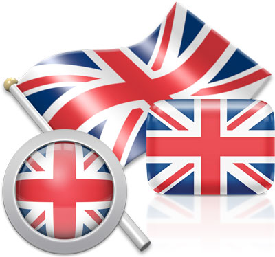 British flag icons pictures collection