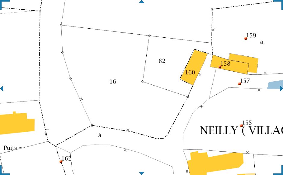 Vente terrain  2160 m² à Genouilly (18310), 26 990 €