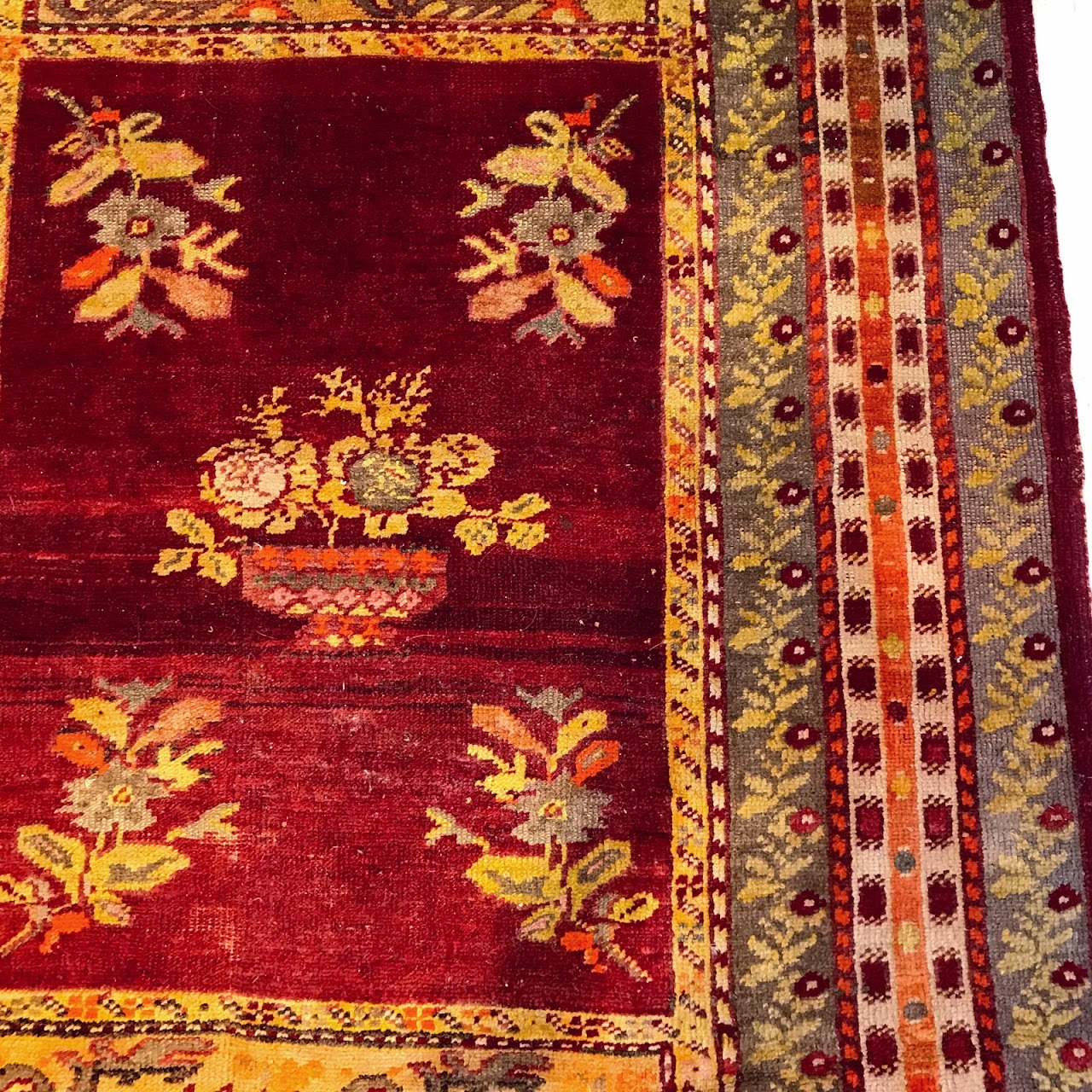 Wool Floral Area Rug