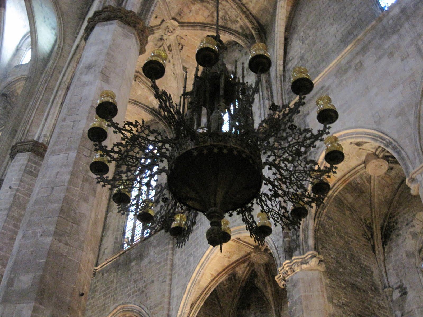 a Gothic church. The decor