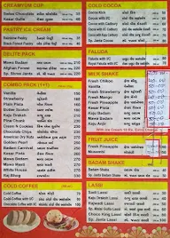 Shree Janta Ice Cream menu 3