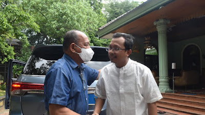 Silaturahmi Dalam Rangka Idul Fitri, Danlantamal V Bertemu Dengan Bupati Sidoarjo