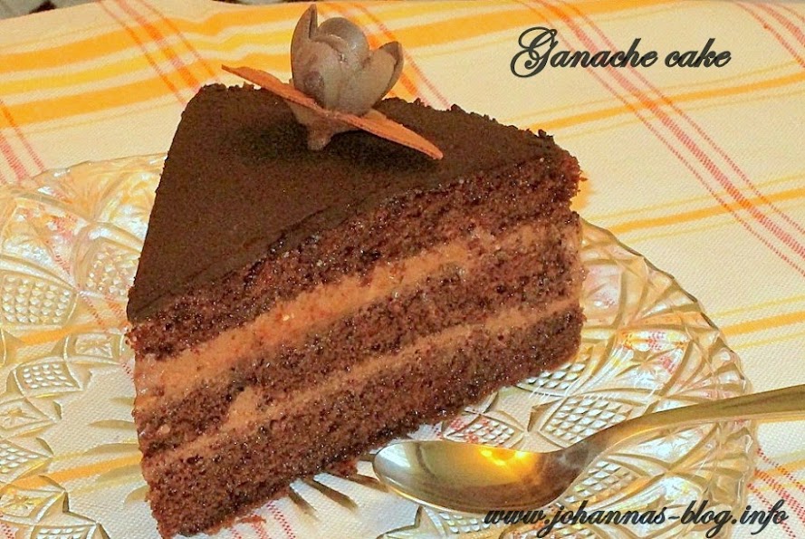 Ganache chocolate cake