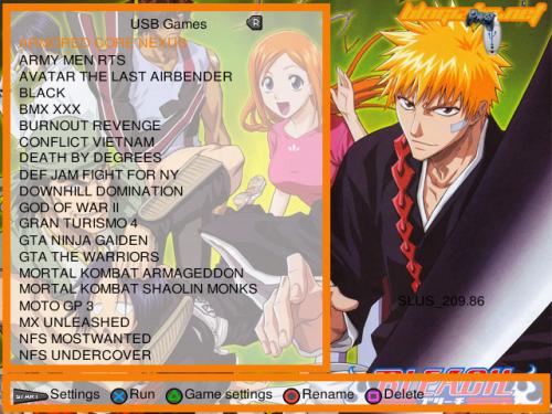 Download Gratis Free Full Lengkap Open PS2 Loader OPL versi 0.8 Terbaru Update PlayStation 2 Keren Bagus Kartun Anime RAR ZIP Cara Trik Tips Mengganti Tema Theme Skin Game Tampilan