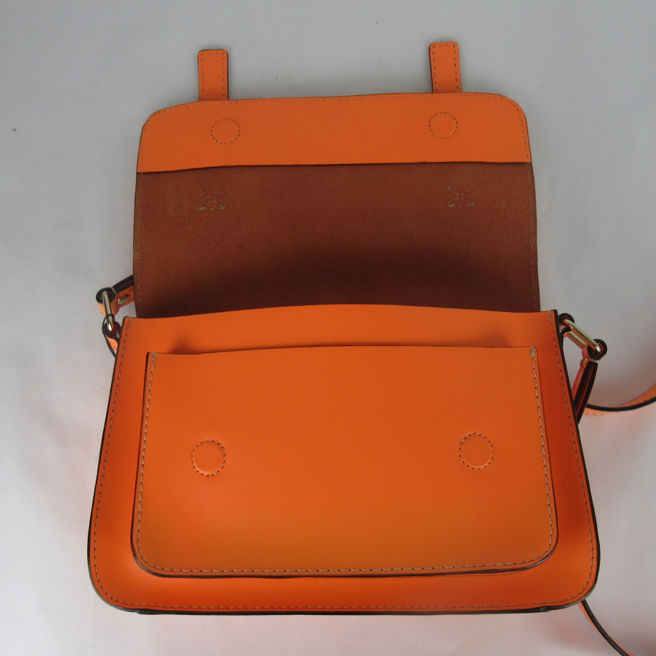 Kate Spade Safety Orange Crossbody Satchel