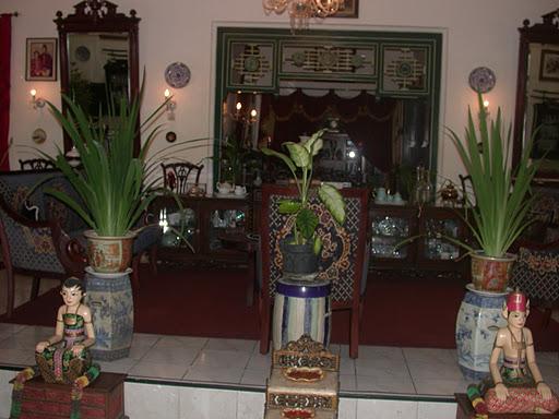 The house is set with Javanese