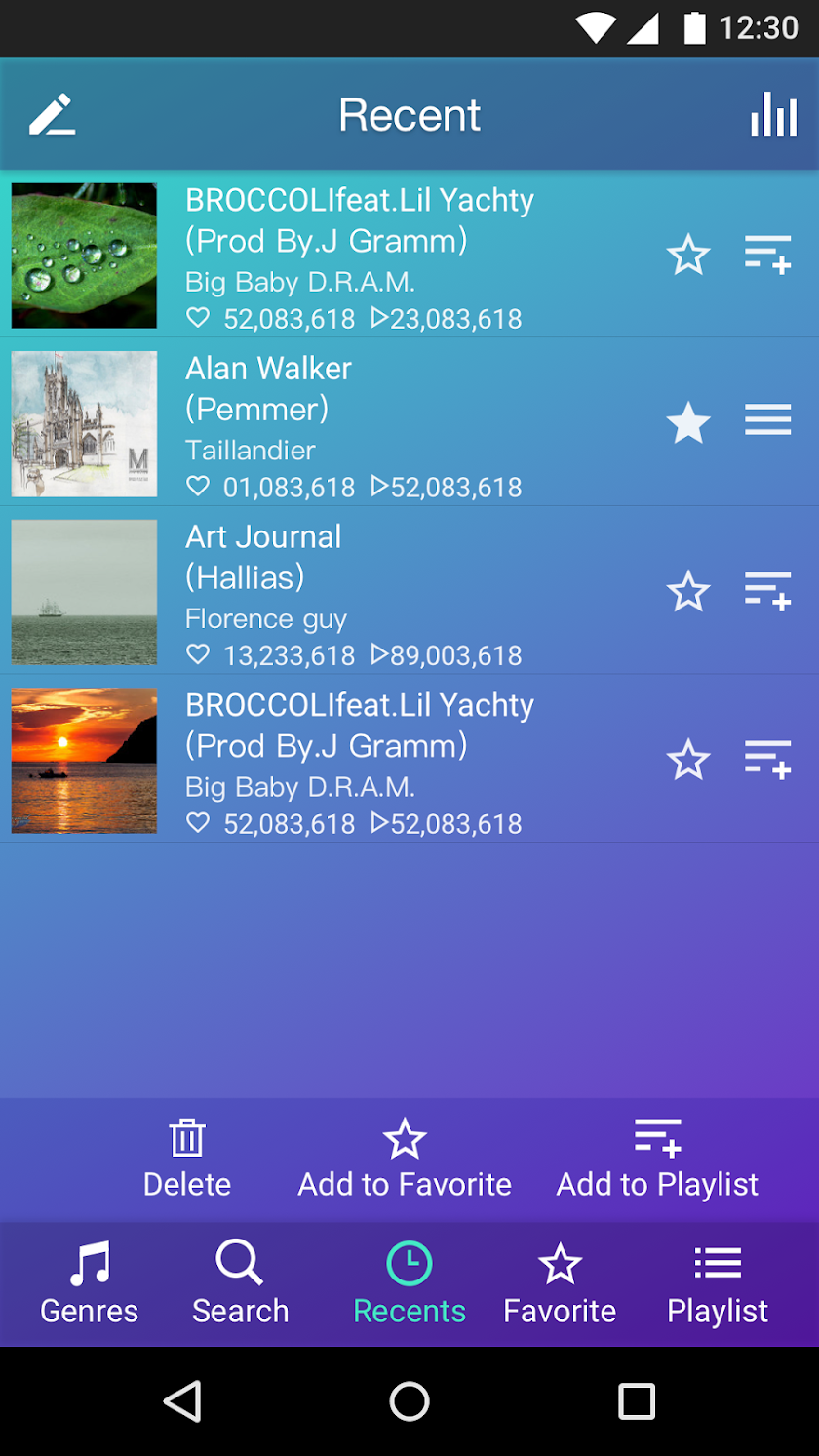 Free Music Screen 3