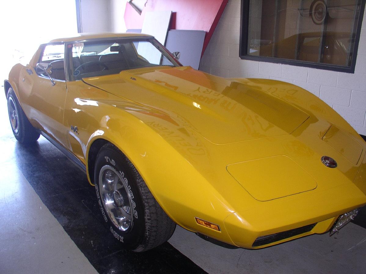 1973 Yellow Corvette Stingray